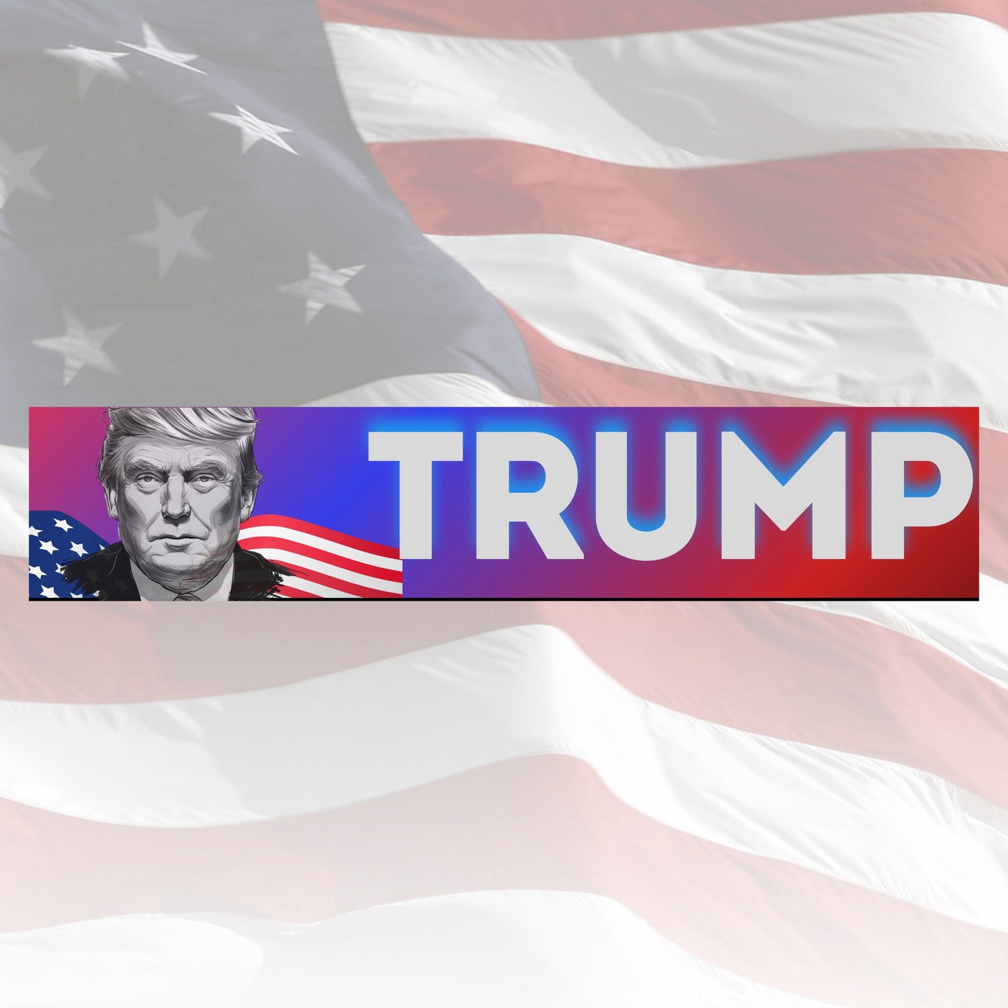 PATRIOT PREMIUM Trump's Face Strong n Determined