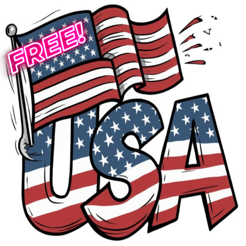 USA w Flag
