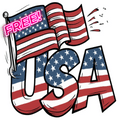 USA w Flag
